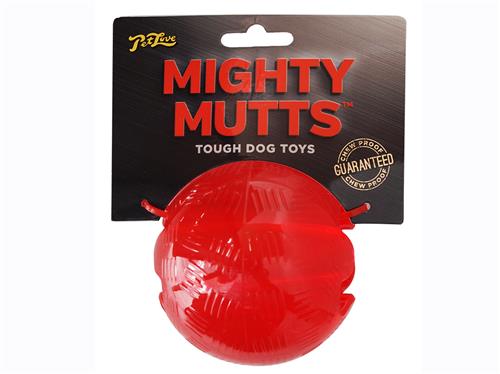 MIGHTY MUTTS RUBBER BALL LARGE