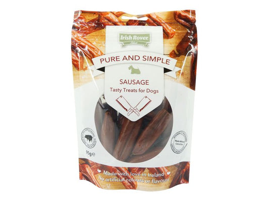 PURE & SIMPLE SAUSAGES DOG TREAT 100G