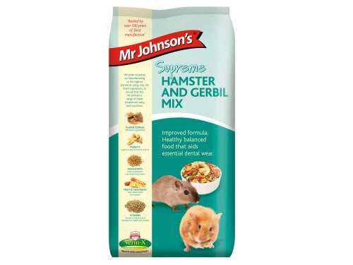 Mr Johnson's Vet Supreme Hamster & Gerbil 900g