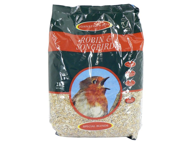 J&J Robin & Songbird with Mealworm Mix 2kg
