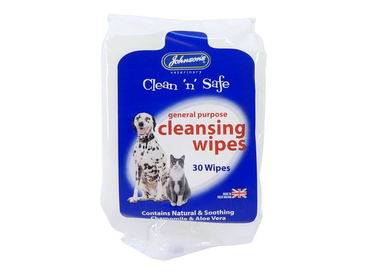 JV CLEANSING WIPES DOG&CAT 30 WIPES