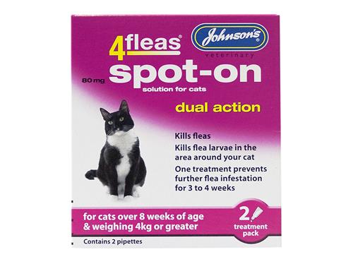 Johnson's Vet 4 Fleas Cat Spot-On