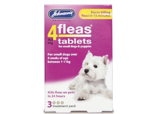 *NI VM 4 FLEAS SML DOG/ PUP FLEA TAB 3PK