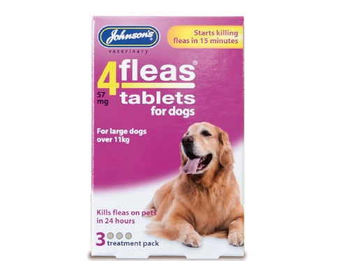 *NI VM 4 FLEAS LARGE DOG FLEA TABLET 3PK