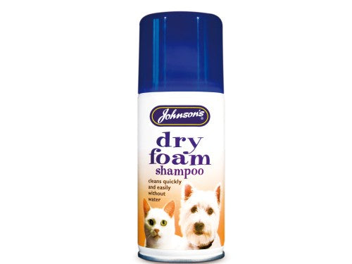 Johnson's Vet Dry Foam Aerosol Shampoo 119ml