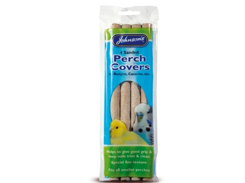 JV BUDGIE SAND PERCH COVER 4PC X 12PK