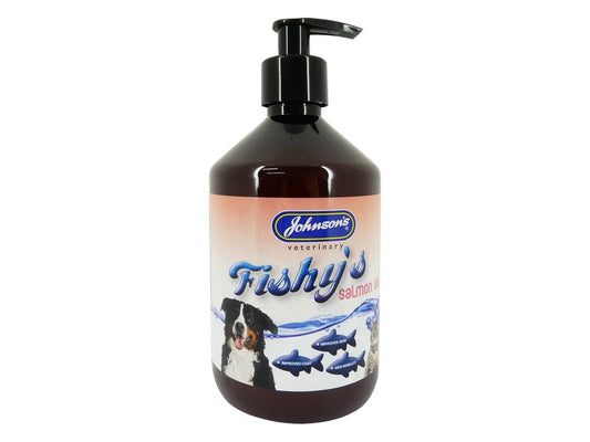 Johnson's Vet Fishy's Salmon Oil Pump 500ml