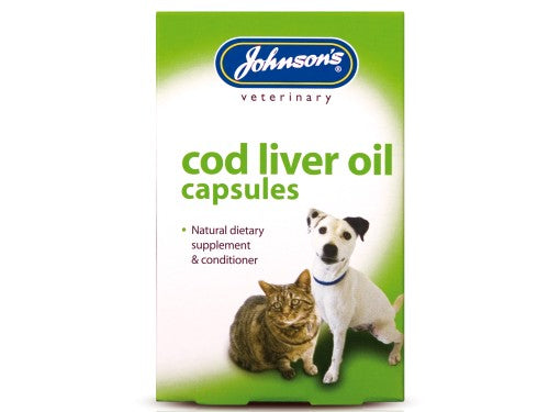 Johnson's Vet Cod Liver Oil Capsules 40pk