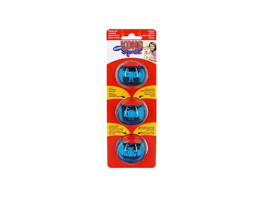 Kong Squeezz Action Ball Small 3pk