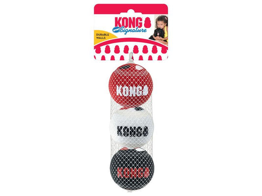 Kong Signature Sports Balls Medium 3pk
