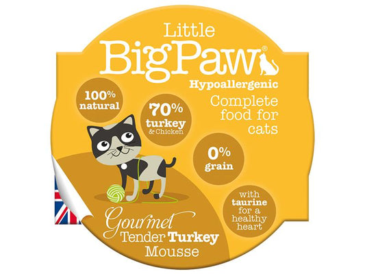 BIG PAW GOURMET TURK MOUSSE CAT 85G