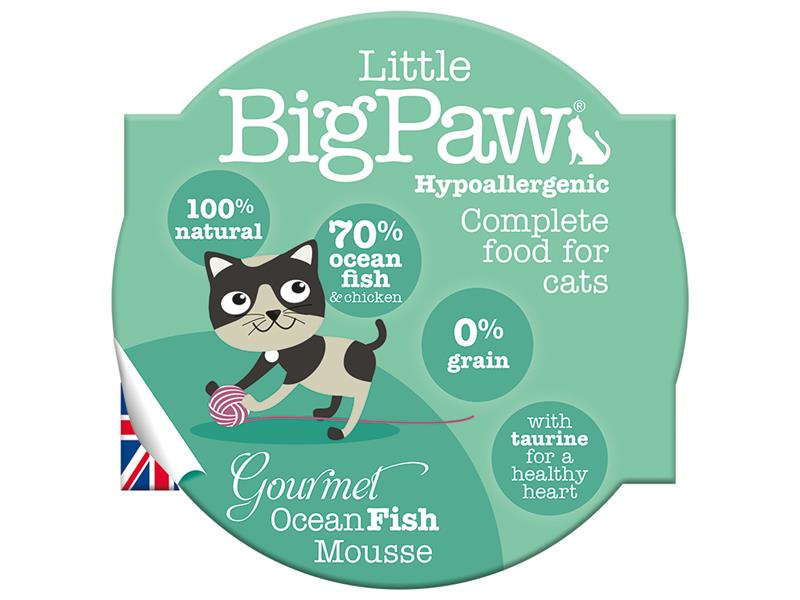 BIG PAW GOURMET FISH MOUSSE CAT 85G