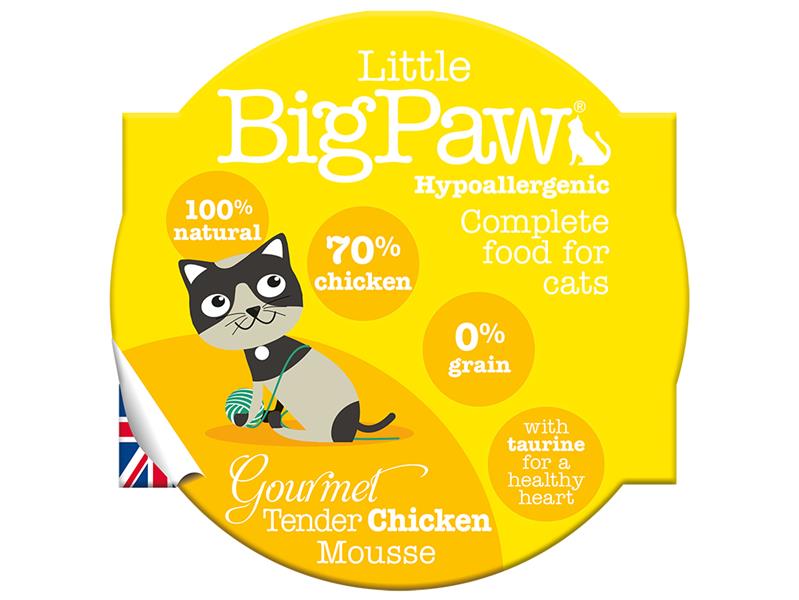 BIG PAW GOURMET CHICK MOUSSE CAT 85G