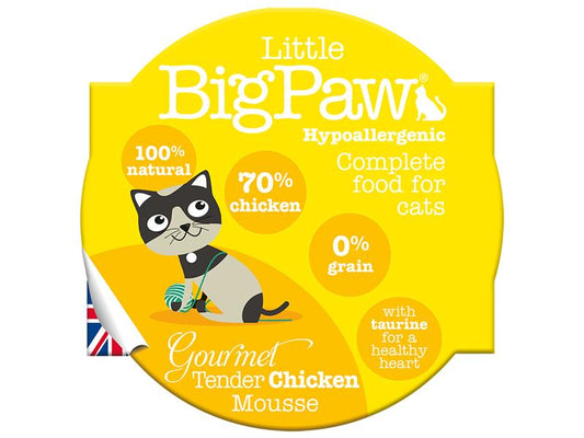 BIG PAW GOURMET CHICK MOUSSE CAT 85G