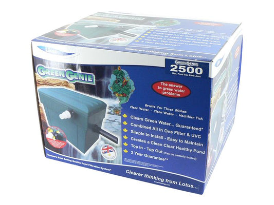 GREEN GENIE 2500 FILTER + 7W UV