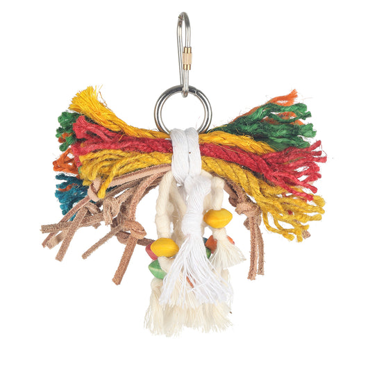 Leather & Rope Kabob Toy