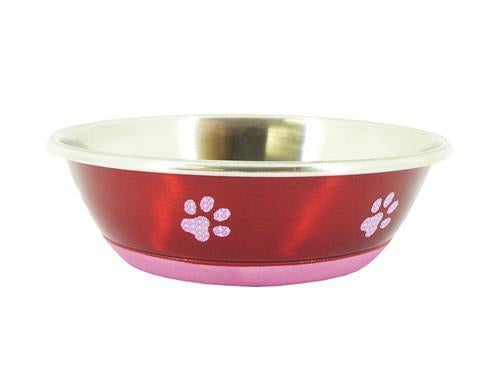 SUPER FUSION RED FASH PET BOWL 350ML 5"
