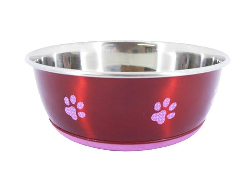 SUPER FUSION RED FASH DOG BOWL 1.9L 8"