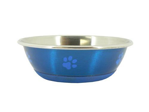 SUPER FUSION BLUE FASH PET BOWL 350ML 5"