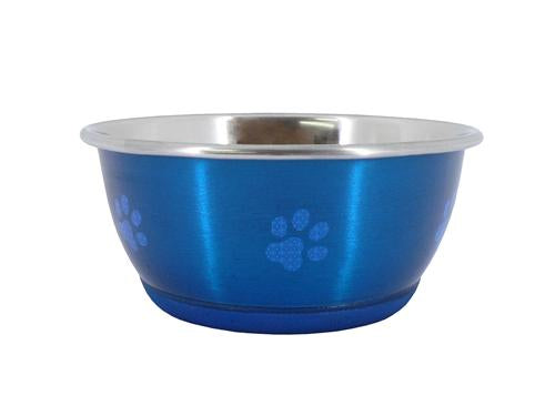 super fusion blue fash dog bowl 500ML 5"