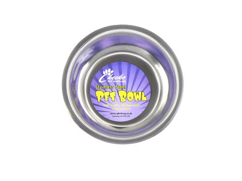 Fusion Non-Slip Stainless Steel Dog Bowl 200ml