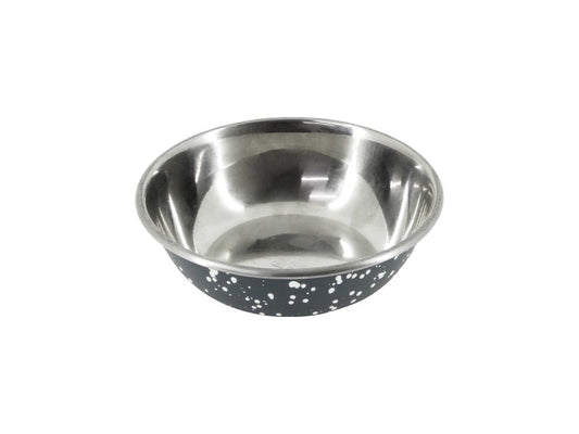Granite Grey Stainless Steel Dog Bowl 350ml