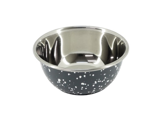 Granite Grey Stainless Steel Dog Bowl 500ml