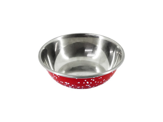 Granite Red Stainless Steel Dog Bowl 350ml