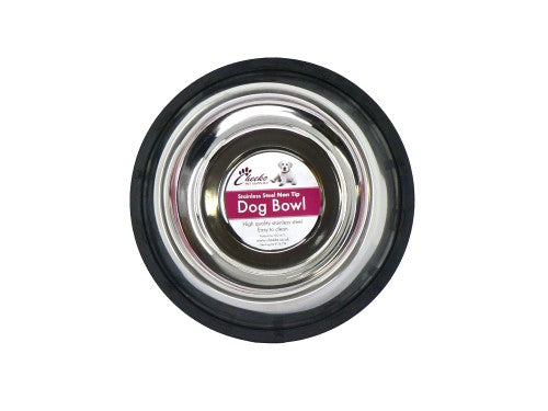 Cheeko Steel Non-Tip Dog Bowl 750ml