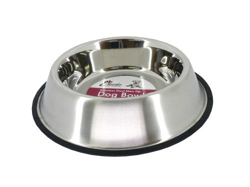 Cheeko Steel Non-Tip Dog Bowl 2500ml