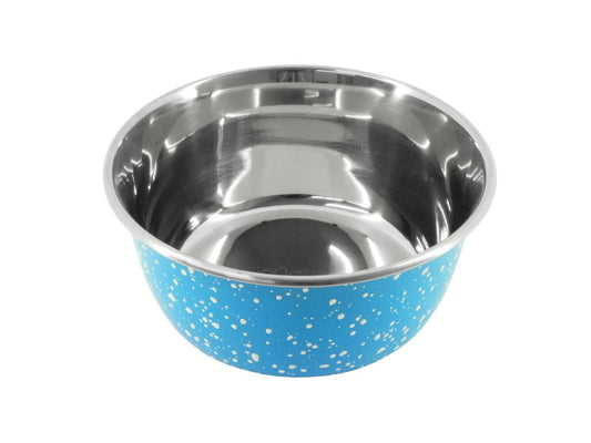 Granite Blue Stainless Steel Dog Bowl 860ml
