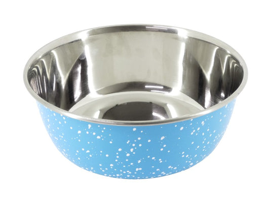 Granite Blue Stainless Steel Dog Bowl 1750ml