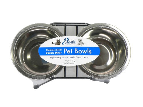 Cheeko Stainless Steel Double Diner 2x430ml