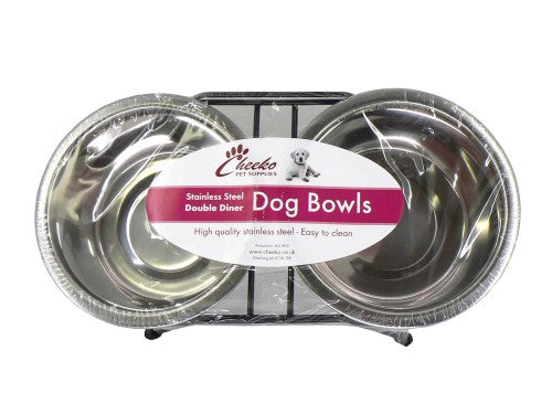 Cheeko Stainless Steel Double Diner 2x920ml