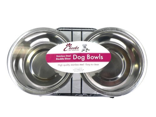Cheeko Stainless Steel Double Diner 2x1.7L