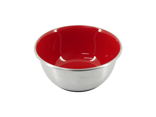 Selecta Red Enamel & Stainless Steel Bowl 500ml