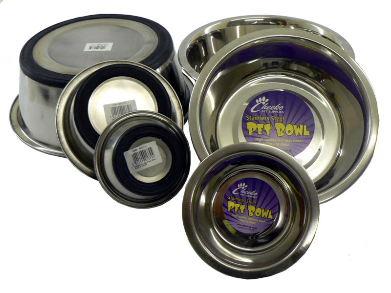 Fusion Non-Slip Stainless Steel Dog Bowl 750ml