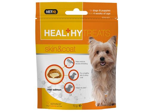 M&C DOG HEALTHY TREAT SKIN & COAT 70G
