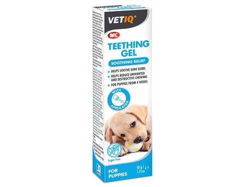 M&C VETIQ PUPPY TEETHING GEL 50G