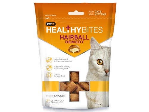 VetIQ Cat Healthy Bites Hairball Remedy 65g