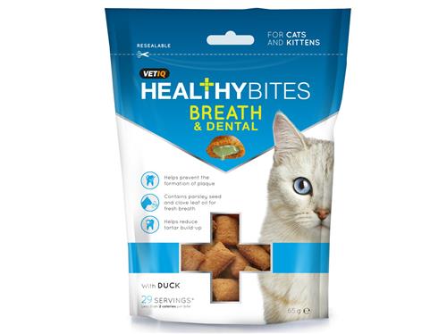 VetIQ Cat Healthy Bites Breath & Dental 65g