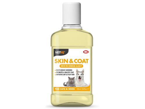 M&C VETIQ SKIN & COAT LIQUID 250ML