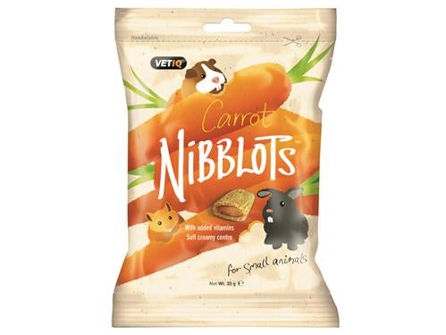 NIBBLOTS SMALL ANIMAL CARROT TREATS 30G