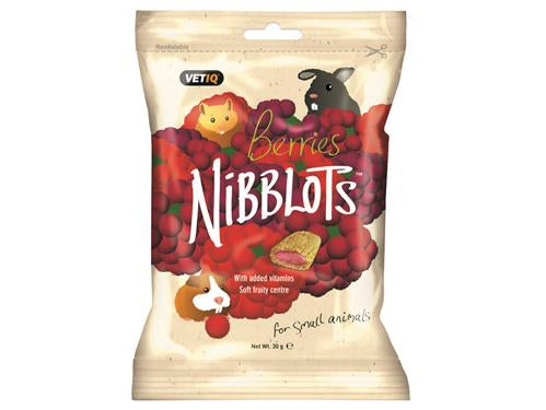 NIBBLOTS SMALL ANIMAL BERRIES TREATS 30G