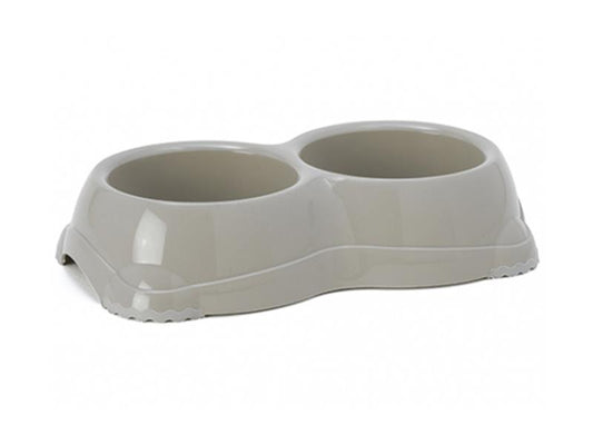 Smarty Plastic Twin Bowl 2x330ml