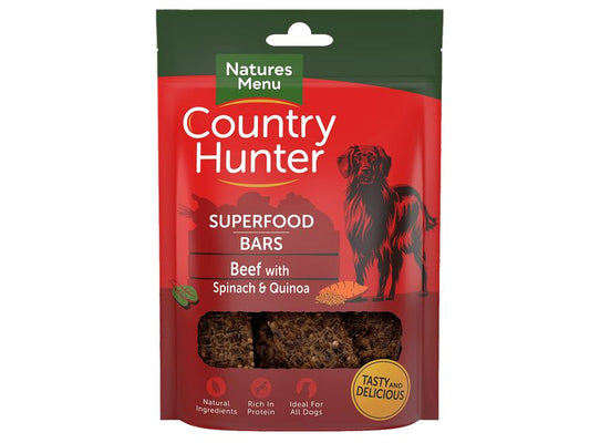 Natures Menu Country Hunter Superfood Bar Beef 100g