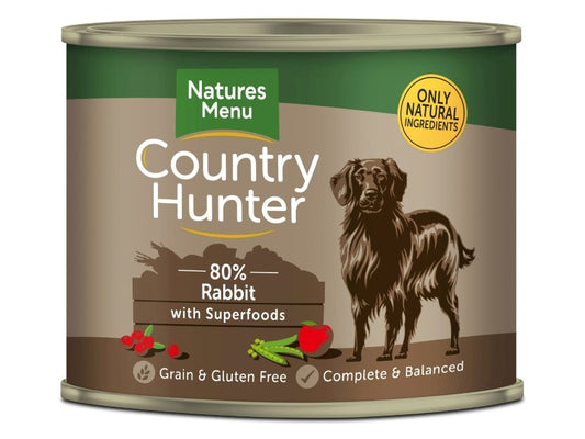 Natures Menu Country Hunter Rabbit & Cranberry Tin 600g