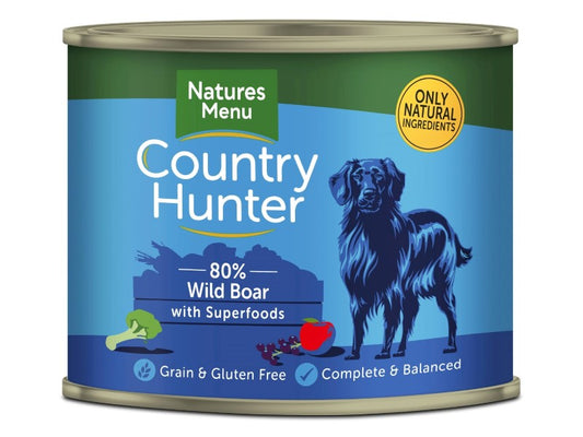 Natures Menu Country Hunter Wild Boar Tin 600g