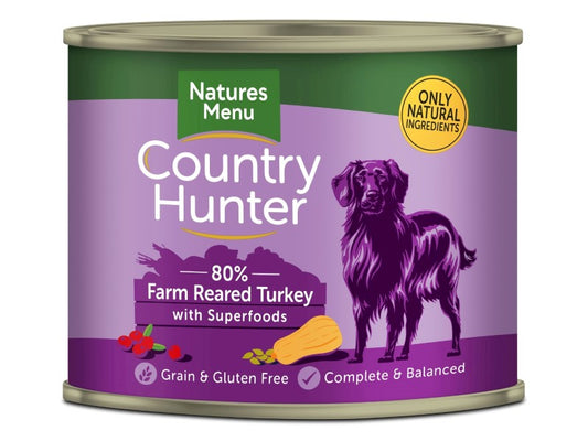 Natures Menu Country Hunter Turkey Tin 600g