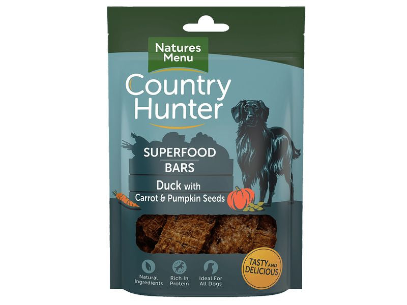Natures Menu Country Hunter Superfood Duck Bar 100g